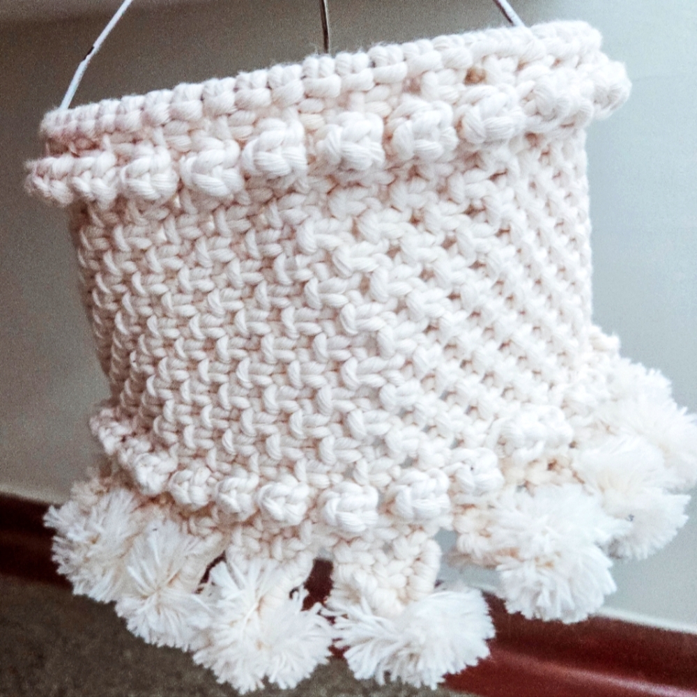Macrame lampshade handmade
